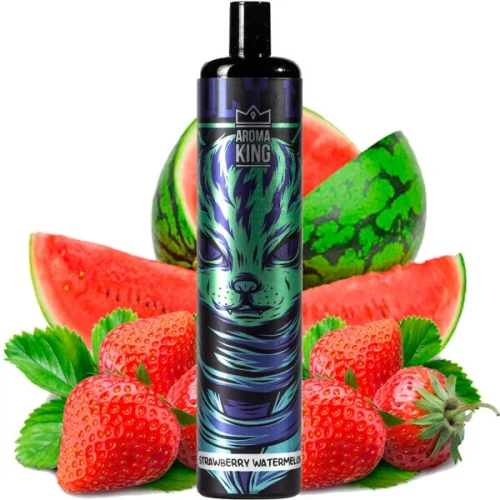 Безникотиновая Электронная Сигарета Aroma King Dark Knight Strawberry Watermelon (Клубника Арбуз) (5000 Затяжек) купить